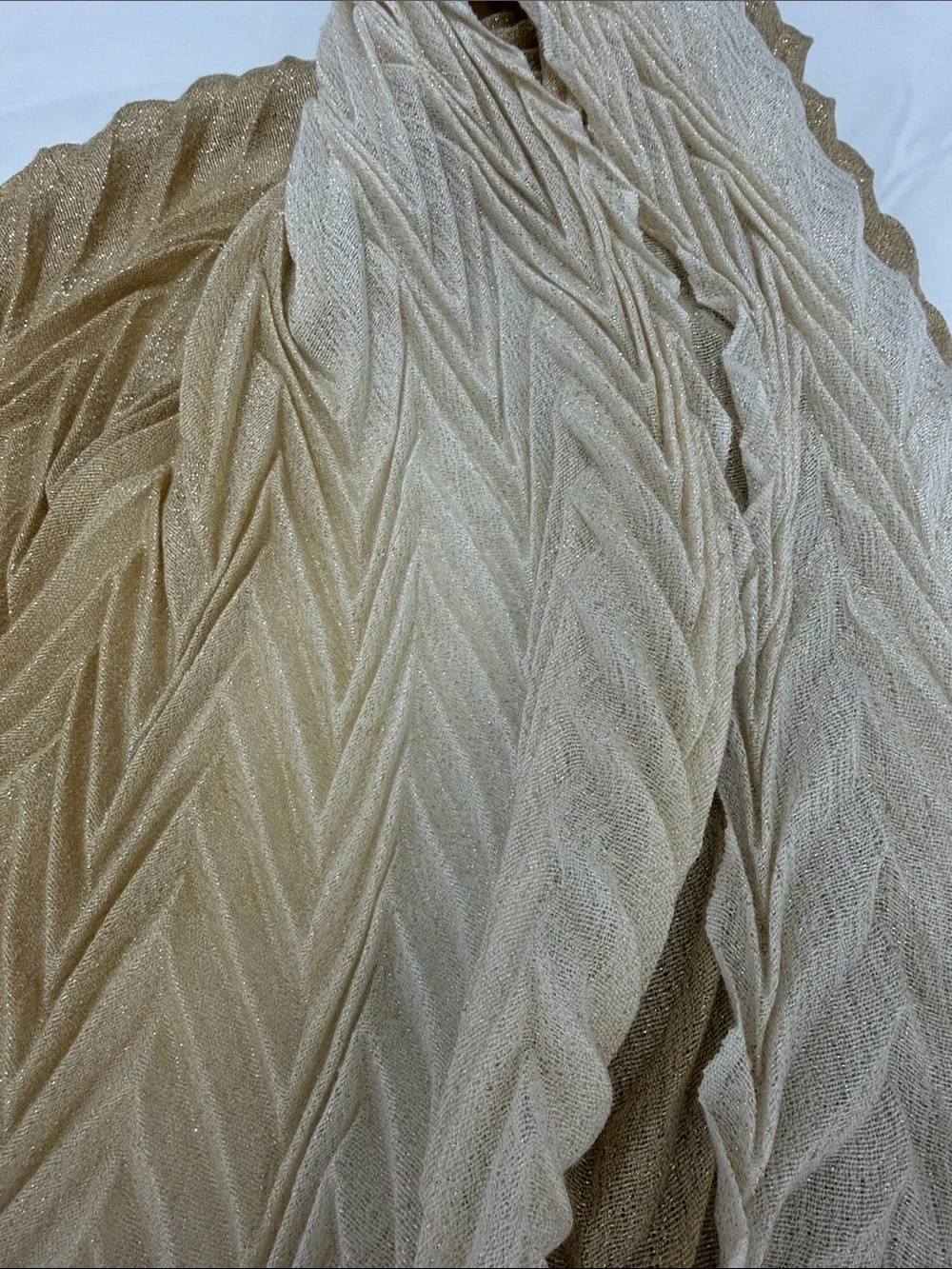 Neutral Two-Tone Infinity Scarf - Lightweight Women's Accessory